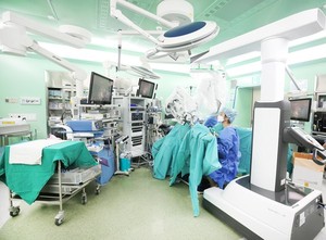 계명대 동산병원의 로봇수술 장면.