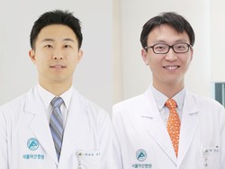 왼쪽부터 서울아산병원 노년내과 장일영 교수, 정희원 교수