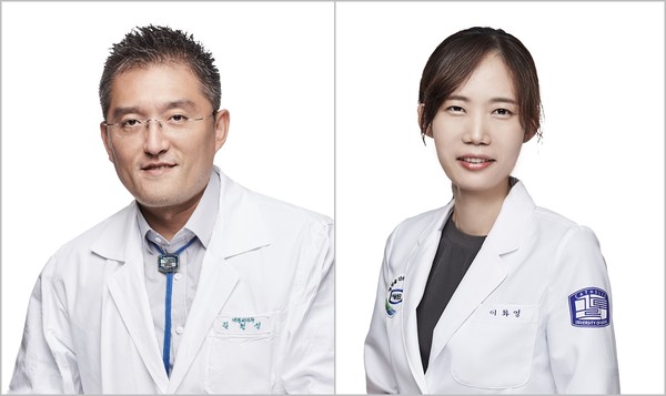 왼쪽부터 서울성모병원 내분비내과 김헌성 교수, 알레르기내과 이화영 교수