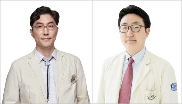 왼쪽부터 서울성모병원 혈액병원 조병식·민기준 교수
