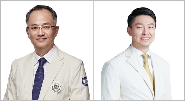 왼쪽부터 서울성모병원 정형외과 김영훈 교수, 은평성모병원 정형외과 박형열 교수