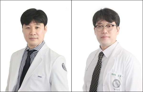 경희대병원 산부인과 권병수, 김영선 교수(사진 왼쪽부터)