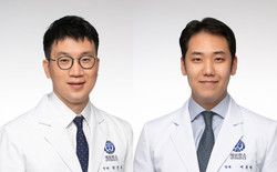 강남세브란스병원 안과 한진우 교수(사진 왼쪽), 이준원 교수