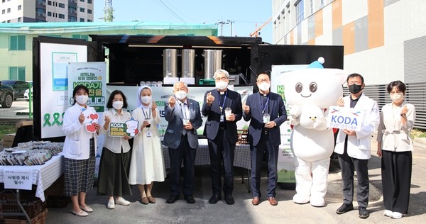 인천성모병원과 한국장기조직기증원이 생명나눔 활성화를 위한 '슬기로운 기증생활 응원 캠페인'을 진행했다.
