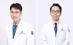 왼쪽부터 정재욱·박동일 충남대학교병원 호흡기내과 교수