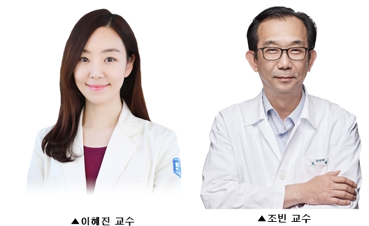 왼쪽부터 서울성모병원 소아청소년과 이혜진‧조빈(교신저자) 교수