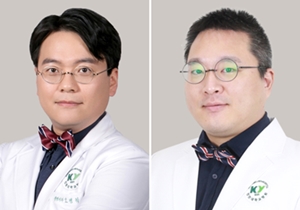 건양대병원 정형외과 오병학 교수(왼쪽)와 유현진 교수.
