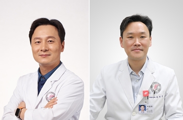 한림대학교동탄성심병원 소화기내과 박세우 교수(왼쪽)와 이경주 교수.
