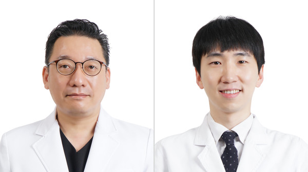 경희대치과병원 바이오급속교정센터 김성훈, 최진영 교수(사진 왼쪽부터)