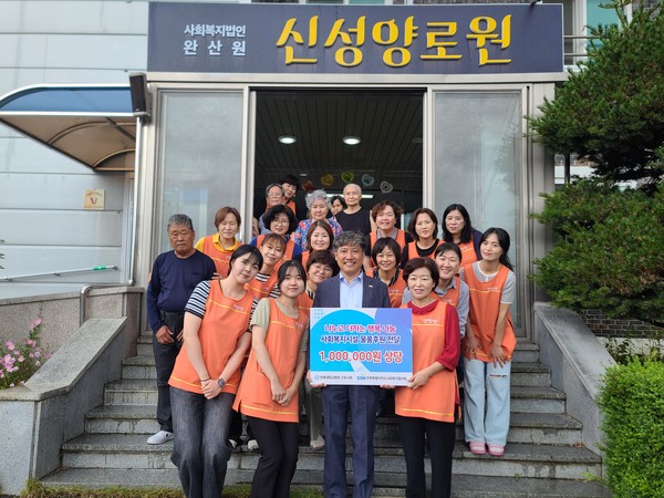 전북대병원 간호사회, 전주 신성 양로원 방문 봉사